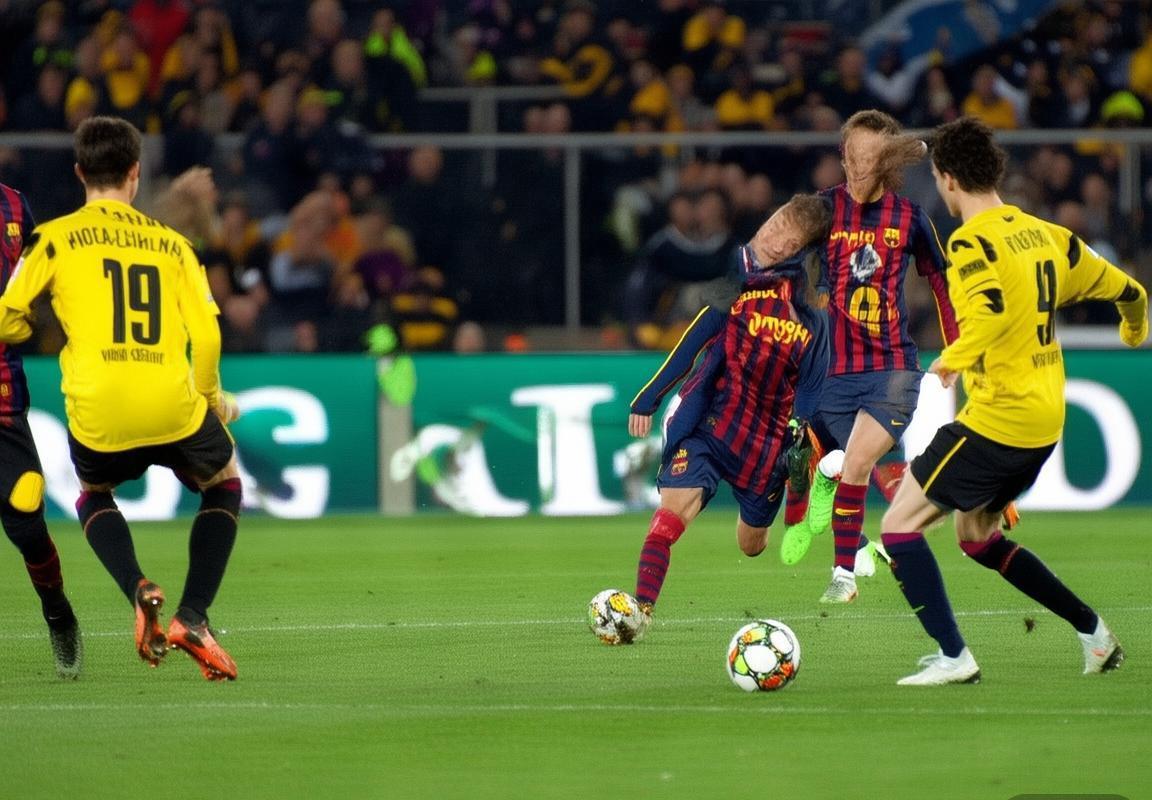 巴塞罗那对多特蒙德：欧冠控球与快速反击巅峰对决回顾(图1)